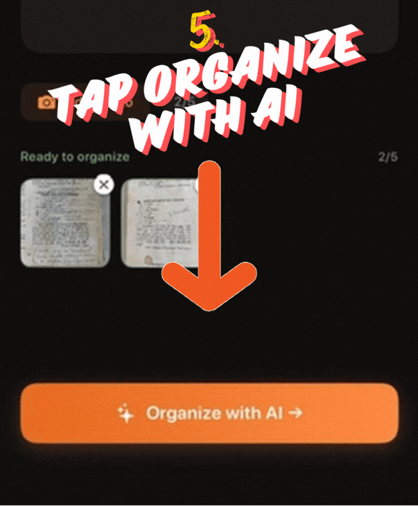 Organize with AI