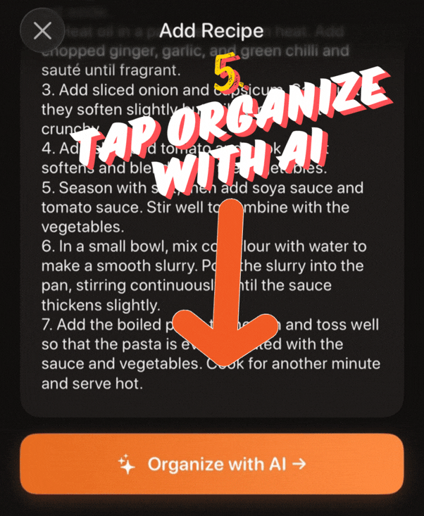 Organize with AI