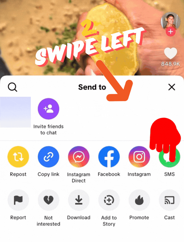 Move through the first row